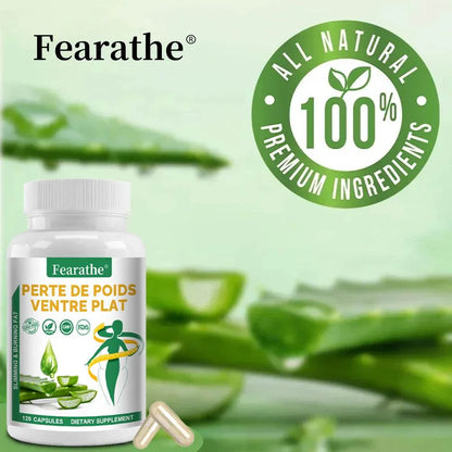 Aloe Vera Extract Capsules, Detox Cleansing and Digestive Support, Promote Gut Health, 120 Capsules