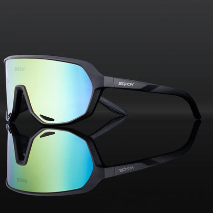Scvcn-New Sunglasses Photochromic Cycling Glasses for Men Bicycle Mountain Bike Cycling Goggles UV400 MTB Polarized Road Women