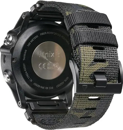 Garmin QuickFit Nylon Band - Tough Camo Design