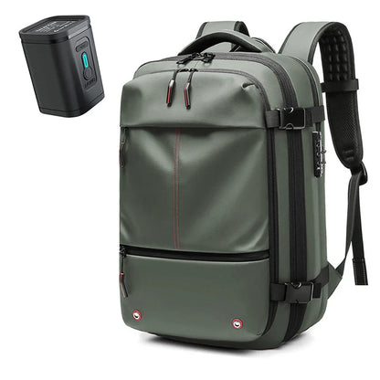 17" Laptop Travel Backpack for Men, Large Capacity, Business & School