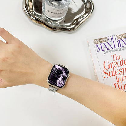 Women Gold Wristband for Apple Watch Band Series 11/10/9/8/7/6/5/4/ SE / Ultra 1/2/3