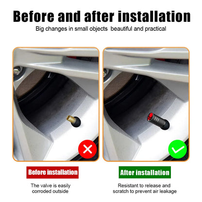 4PCS F*CK Valve Stem Caps