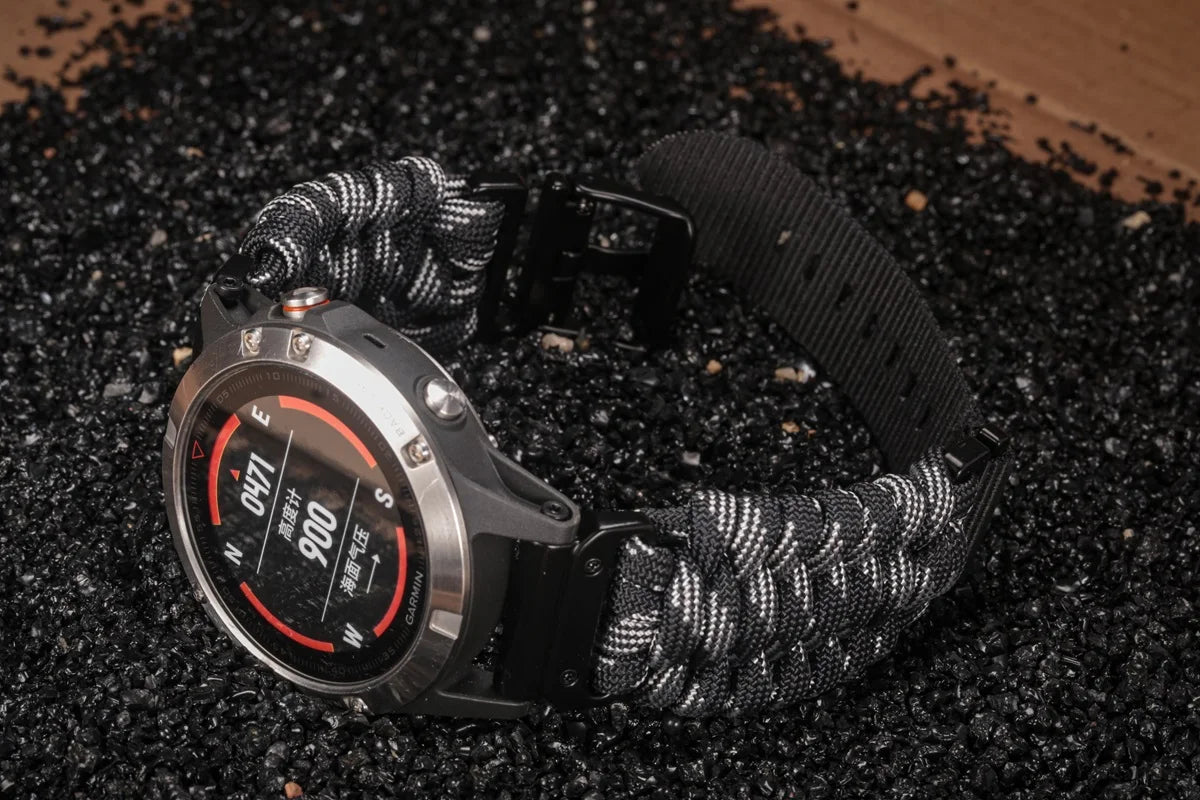 Garmin QuickFit 22/26mm Braided Paracord Band