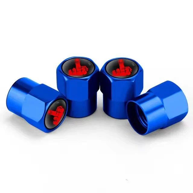 4PCS Aluminium Valve Stem Caps