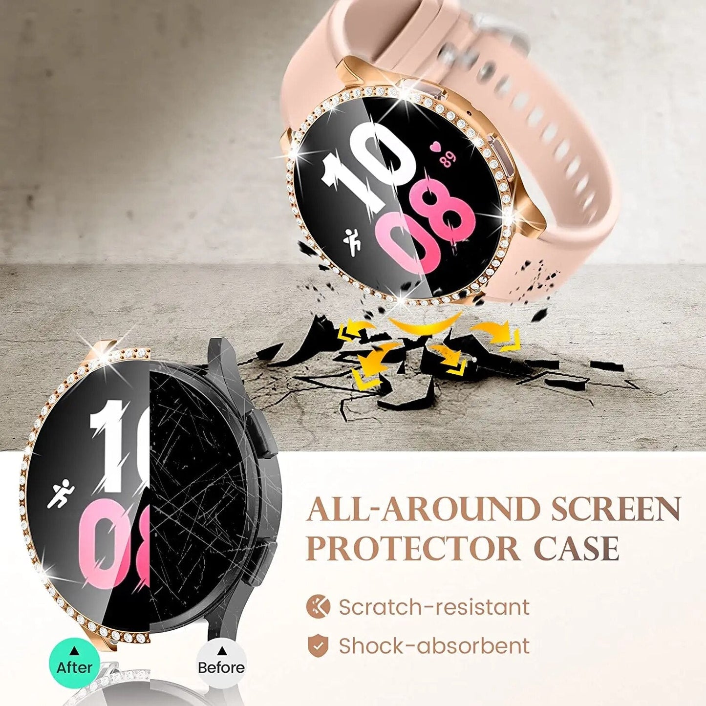 Diamond Case+Glass for Samsung Galaxy Watch