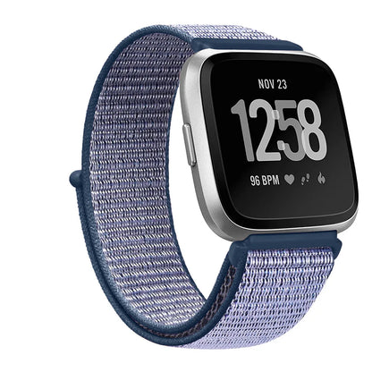Nylon Velcro Fitbit Versa & Sense Bands
