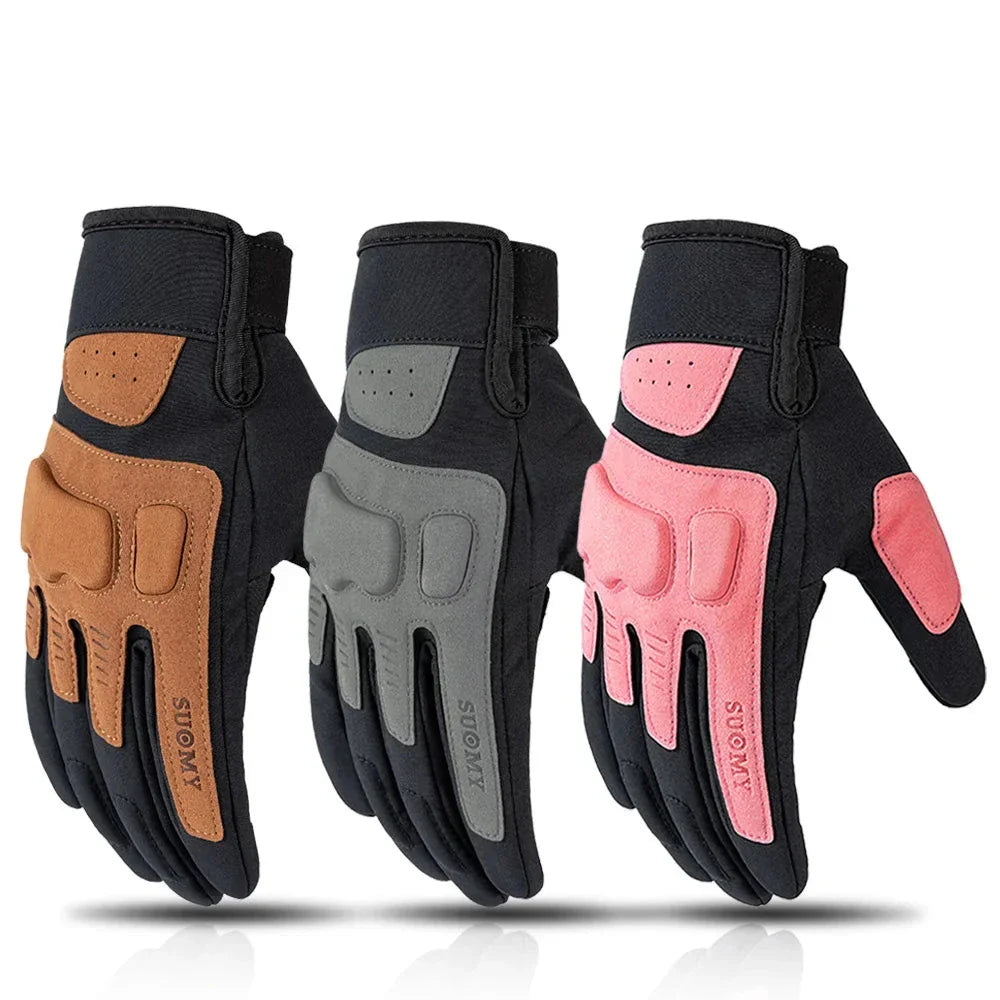 Three-color Anti-collision Breathable Non-slip Windproof Touch Screen Outdoor Gloves