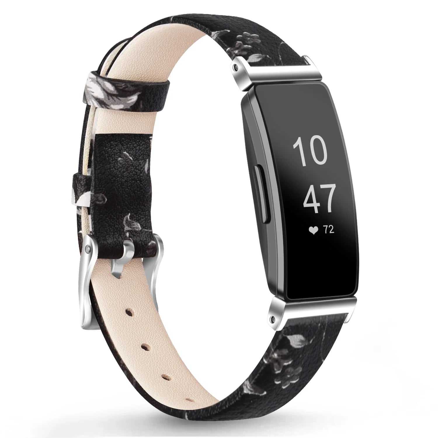 Fitbit Inspire 2, 1, HR Leather Strap Premium Comfortable Band