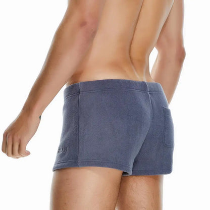 SEOBEAN Men’s Polar Fleece Lounge & Gym Shorts – Soft Sleepwear & Activewear