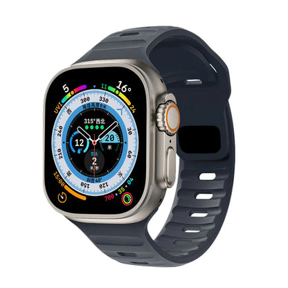 Apple Watch Silicone Strap - Waterproof, Sporty, Flexible