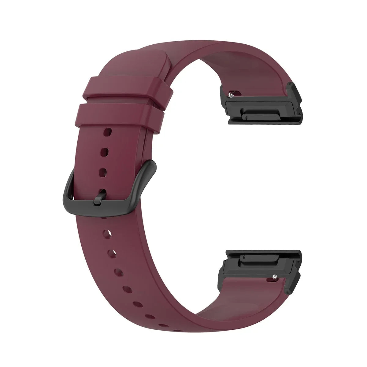 Garmin QuickFit 22/26mm Smooth Silicone Band with Buckle