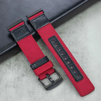Fitbit Versa & Sense Nylon Leather Band - Versatile Style