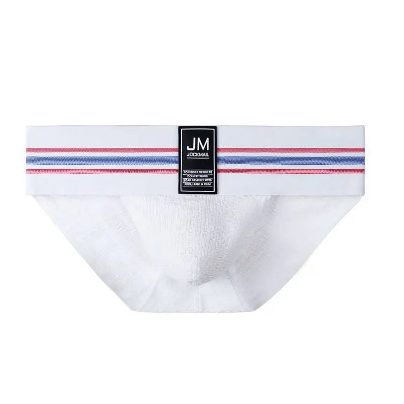 Men's JOCKMAIL JM364 - Old School Brief White