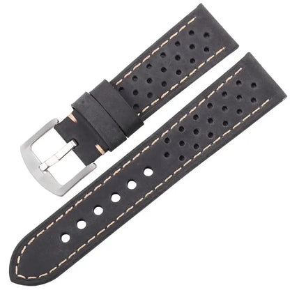 TicWatch Pro 5, Pro 3 & E3 Perforated Leather Rally Band