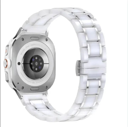 Samsung Galaxy Watch8, 9 & Ultra Ceramic Link Bracelet Band
