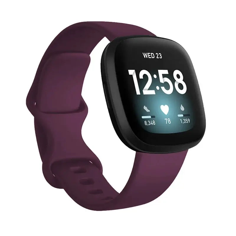 Fitbit Versa & Sense Silicone Band - Durable Stylish Straps