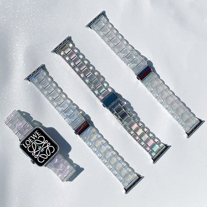 Resin Transparent Band for Apple Watch Series 11/10/9/8/7/6/5/4/ SE / Ultra 1/2/3
