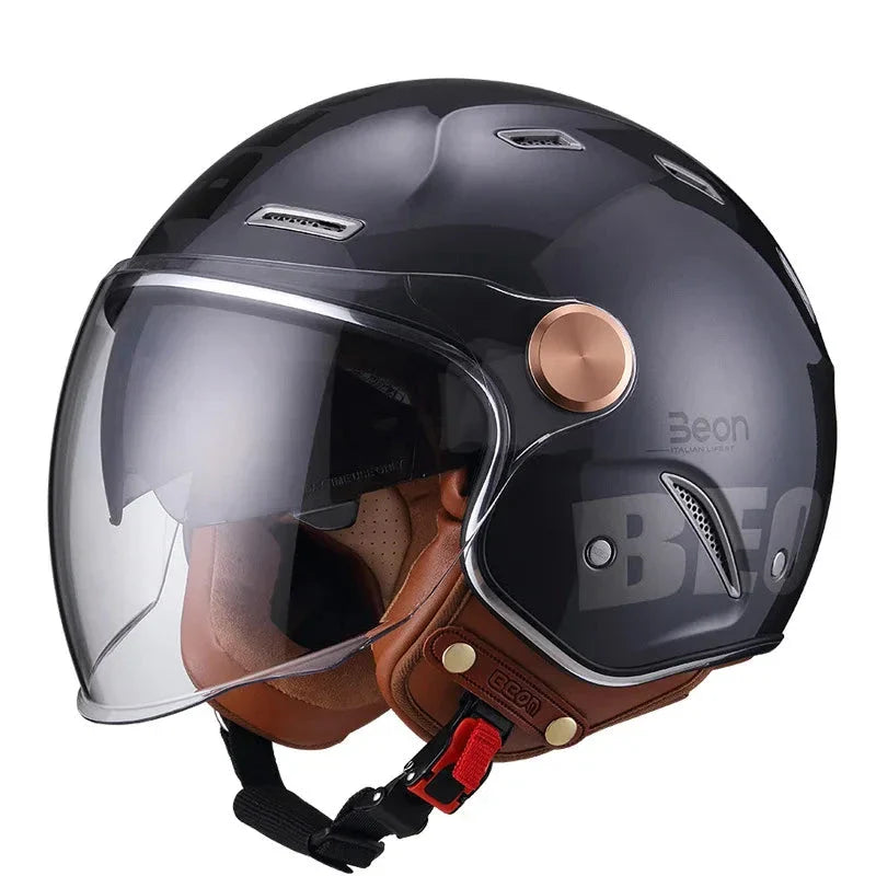 Retro Motorcycle Helmet
