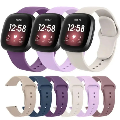 Fitbit Versa & Sense Silicone Band - Soft Colorful Straps