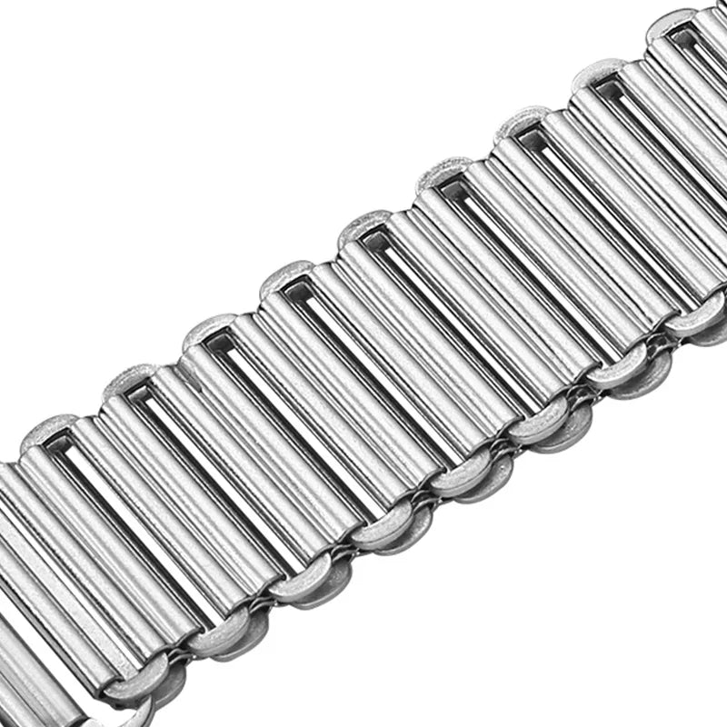 Samsung Galaxy Watch 7, 6, 5, 4 & FE Vintage Ladder Link Steel Bracelet