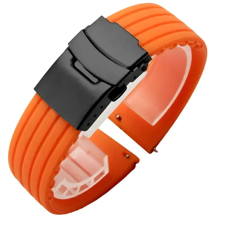 Suunto Race, Vertical & 9 Peak Ribbed Silicone Band, Folding Clasp