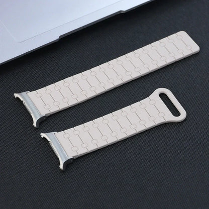 Samsung Galaxy Watch8, 9 & Ultra Two-Tone Magnetic Silicone Band