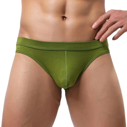 YUYANG Brand Underwear Men's Supersoft Modal Briefs Low Rise Sexy Comfortable Underpants Briefs for Man