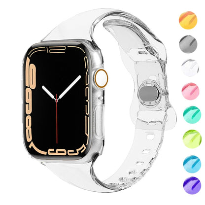 Apple Watch Slim Transparent Strap Series 11/10/9/8/7/6/5/4/ SE / Ultra 1/2/3