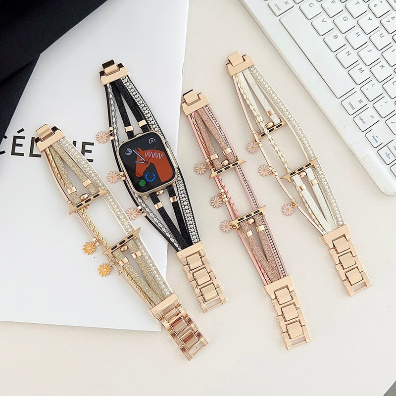 Apple Watch Handmade Strap/Band Series 11/10/9/8/7/6/5/4/ SE / Ultra 1/2/3