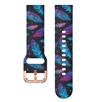 Samsung Galaxy Watch 7, 6, 5, 4 & FE Printed Silicone Band
