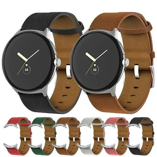 Google Pixel Leather Strap - Premium Classic Design Band