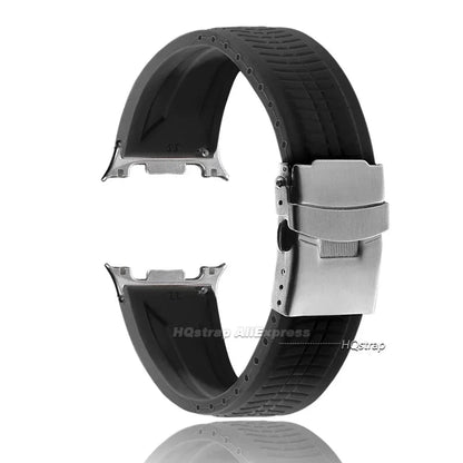Samsung Galaxy Watch8, 8 Classic & 9 Silicone Deployant Clasp Band