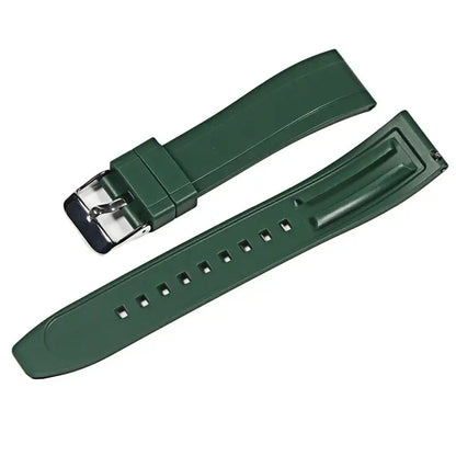 TicWatch Pro 5, Pro 3 & E3 Raised-Center Silicone Buckle Band