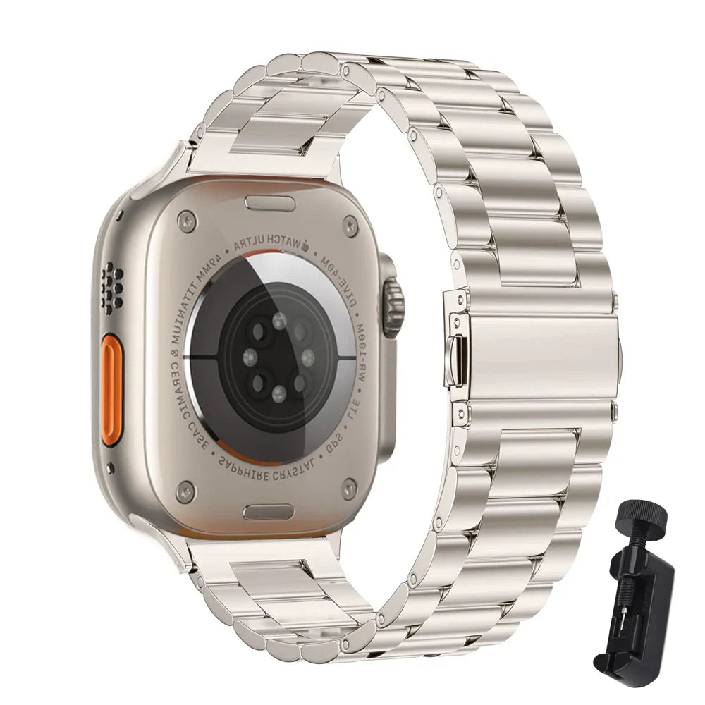 Apple Watch Stainless Steel Band - Premium Metal Bracelet