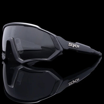 SCVCN Photochromic Bicycle Sunglasses Men Women Sport Runing Goggles UV400 Mountain Road Bike Bicycle Glasses MTB Eyewear