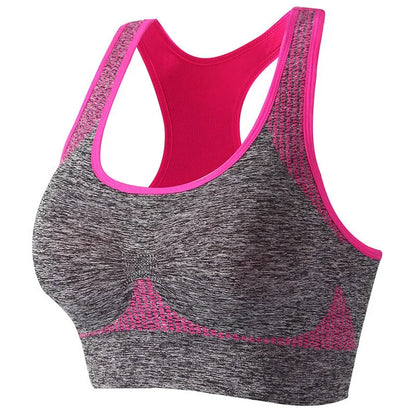 Breathable Low Impact Padded Sports Bra - Backless Workout Bra