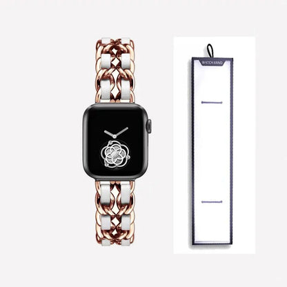 Apple Watch Stainless Steel Strap - Luxury Chain Design