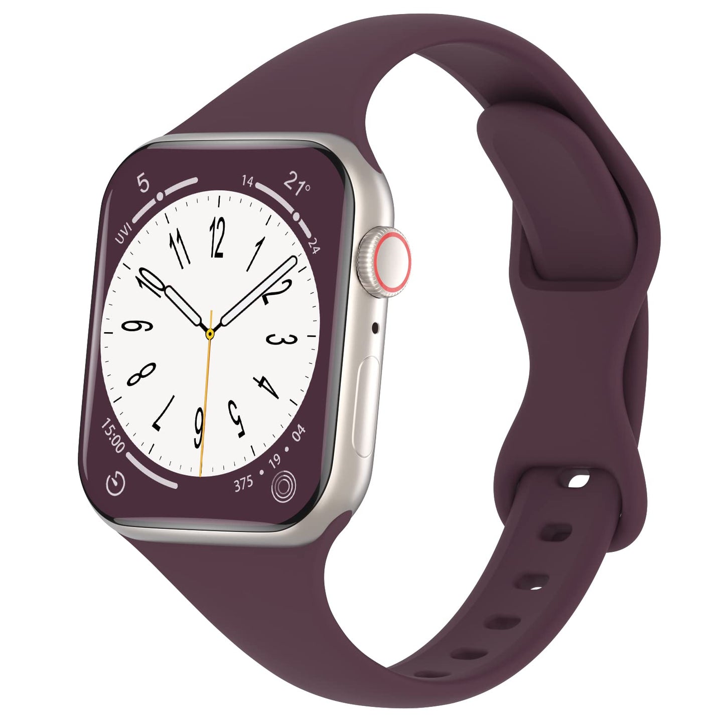 Silicone loop For Apple Watch Band/Strap Series 11/10/9/8/7/6/5/4/ SE / Ultra 1/2/3