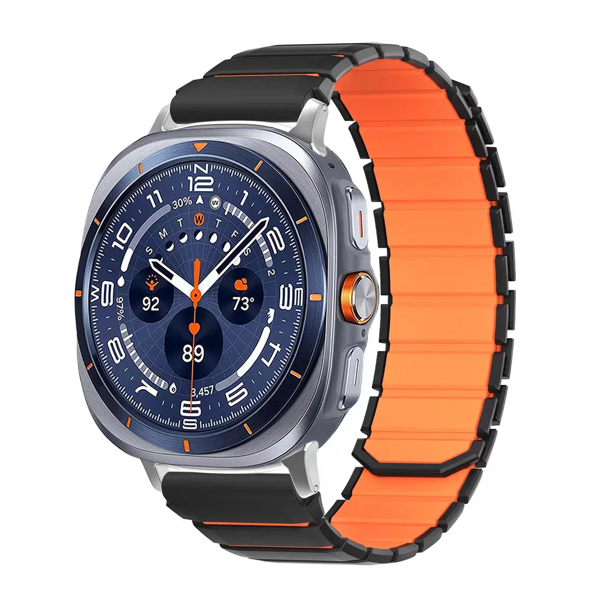 Samsung Galaxy Watch8, 9 & Ultra Magnetic Silicone Loop Band