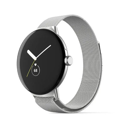 Google Pixel Watch Stainless Steel Band - Magnetic Clasp, Sleek