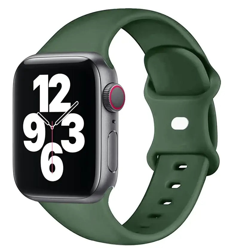 Apple Watch Silicone Band - Soft Waterproof Flexible Strap