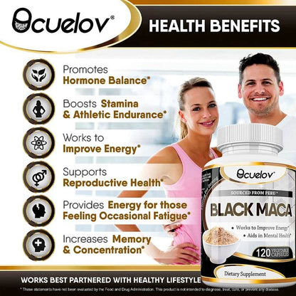 Black Maca High Strength Extract Gel, Muscle Health, Energy and Endurance