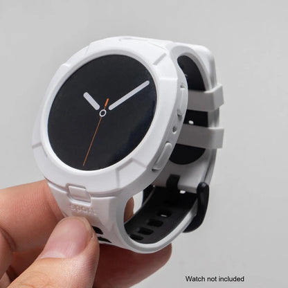 Samsung Galaxy Watch8 & 9 44mm Silicone Sport Band with Built-in Case