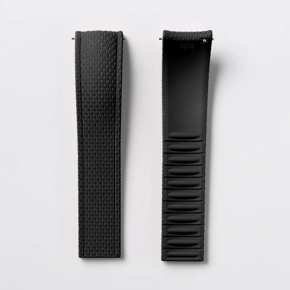 Samsung Galaxy Watch 7, 6, 5, 4 & FE Curved-End FKM Rubber Band
