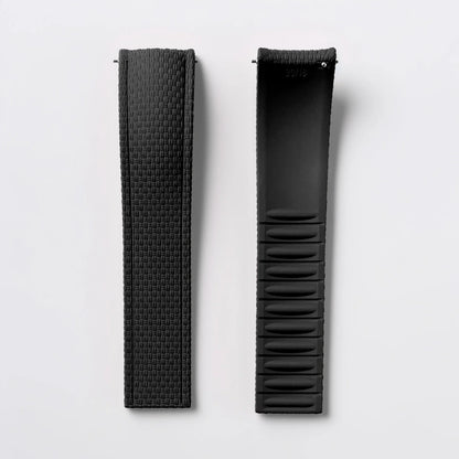 Samsung Galaxy Watch 7, 6, 5, 4 & FE Curved-End FKM Rubber Band