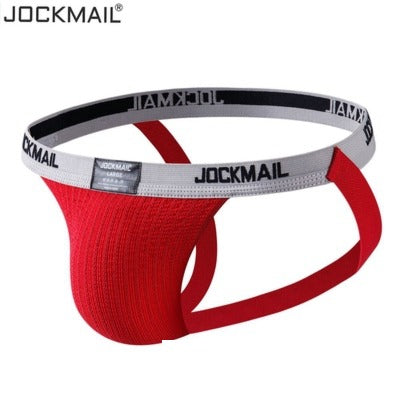 Jockmail Men’s Mesh Breathable Jockstrap Underwear – Sheer Mesh Style