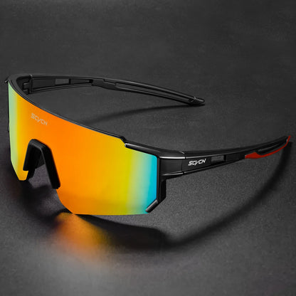 SCVCN New Outdoor Cycling Sunglasses Men Road Driving Bike Glasses Sports Mountain Climbing Women Bicycle Cycling UV400 Goggles