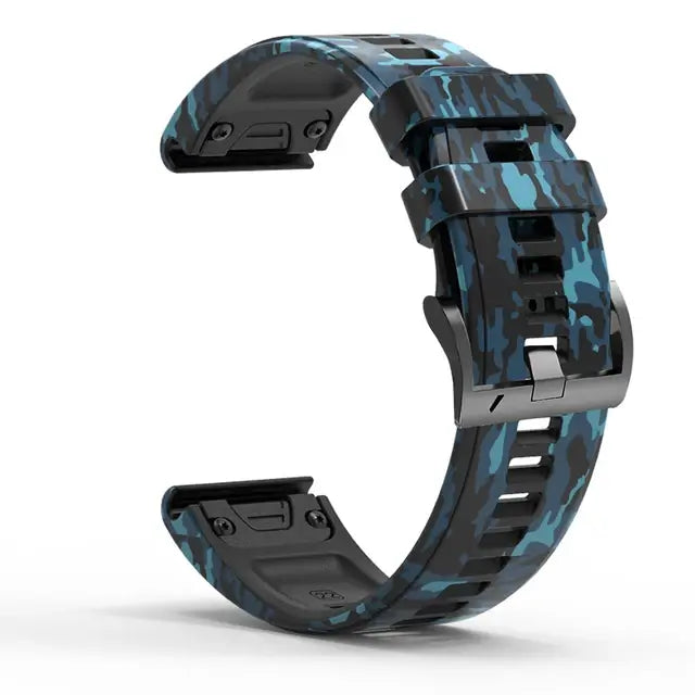 Garmin QuickFit 22/26mm Silicone Band in Camo, Two-Tone or Textured