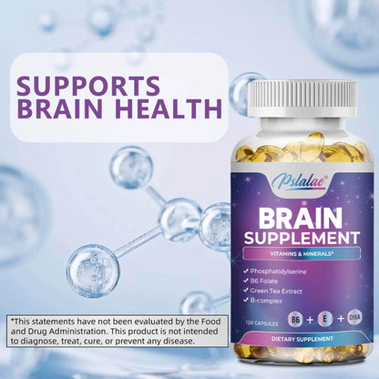 Brain Supplement - Memory, Focus, Clarity, Energy Brain Supplement - 120 Capsules
