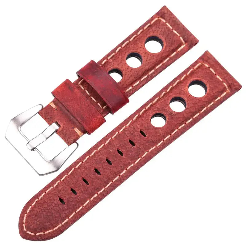 Suunto Race, Vertical & 9 Peak Three-Hole Leather Rally Band